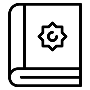 Flat Alquran Design Ramadan Icon