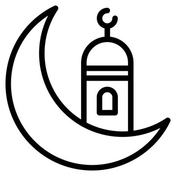 mosque ramadan icon 