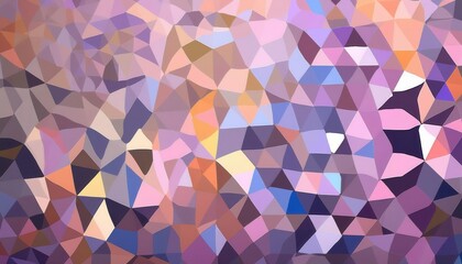 Leinwandbilder - abstract pastel polygon mosaic for modern design backgrounds, vibrant soft hues for artistic decor or branding projects

