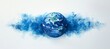 © Arifin Studio - Earth globe, blue watercolor, environmental concept, global awareness
