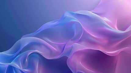 Wall Mural - abstract flowing fabric, gradient wallpaper