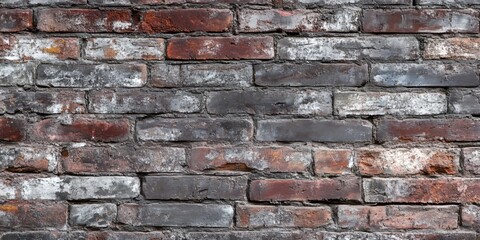 Poster - Captivating old brick wall texture featuring intricate patterns, ideal for showcasing the charm and character of vintage surfaces. Explore the beauty of old brick wall texture in unique designs.
