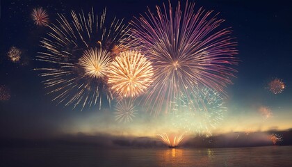 fireworks in the sky