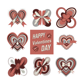 Happy Valentines Day icon vector
