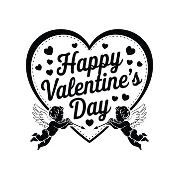 Happy Valentines Day icon vector