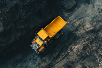 Poster - Heavy equipment working on a construction site