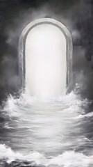 Wall Mural - splash in the water