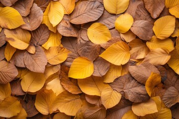 Wall Mural - autumn leaves background