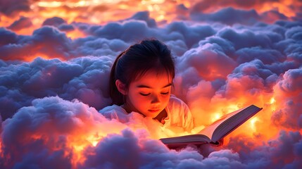 Wall Mural - child with laptop