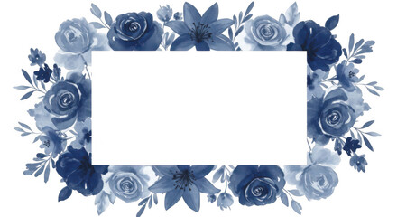 Wall Mural - frame of flower for design simple and eleganceframe of flower for design simple and elegance