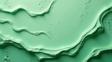 Aufkleber - Abstract Mint Green Textured Background with Undulating Forms