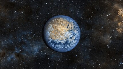Wall Mural - a view of earth in outer space