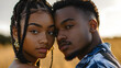 © mahamad - A portrait of a couple with cornrows.