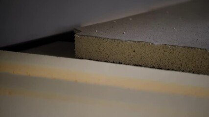 Poster - Foundation insulation featuring a layer of rigid foam installed beneath the concrete slab provides thermal resistance and prevents heat loss