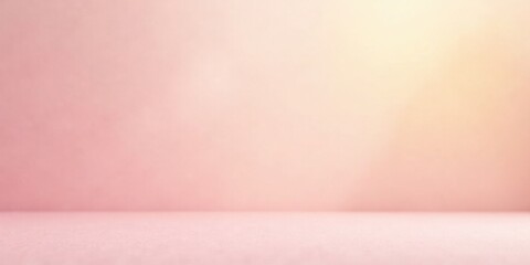 Poster - Soft Pink Studio Backdrop with Gentle Gradient Lighting