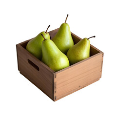 Wall Mural -  Pears in big box 