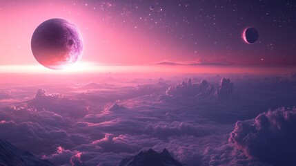 Wall Mural - Fantasy Cosmic Landscape