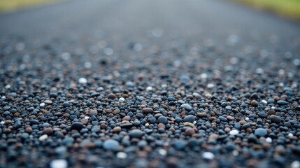 Poster - Close-up View of a Diverse Collection of Smooth Pebbles on a Surface