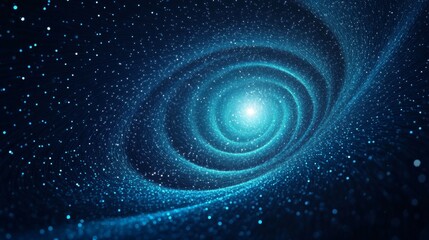 Wall Mural - Galactic Spiral of Stars