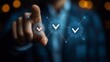 © Olga - Businessman engaging with digital assurance technology concept for modern security solutions