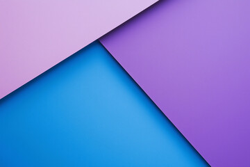 Aufkleber - piece of paper with a unique design featuring three different colors - blue, purple, and pink. The colors are arranged in a way that creates a visually appealing pattern