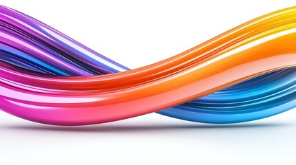 Poster - Vibrant Abstract Global E-Commerce Concept, swirling colors and shapes symbolize interconnected digital markets and modern commerce dynamics.