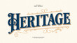 © Hiemstra - Heritage vintage editable text effect victorian style