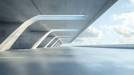 Poster - Modern Concrete Structure Architectural Design