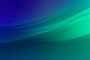 Poster - A Futuristic blue wave background template