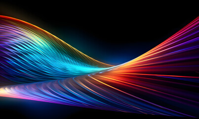 Poster - Abstract background with waves