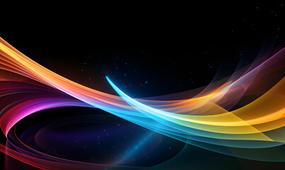 Poster - Abstract background with waves