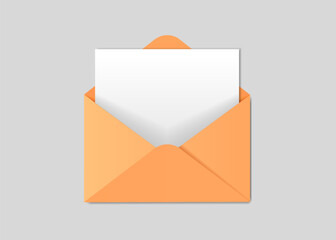 Aufkleber - New message notification concept on realistic smartphone mockup. New email pop up. Incoming, open messaging. Chatting, mail, post, letter symbol, sign, emblem with new notification for UI UX website