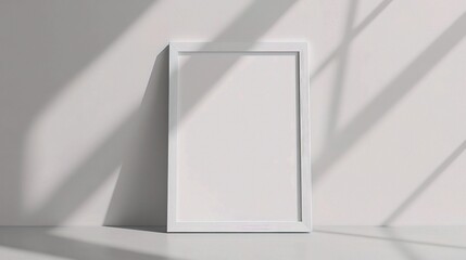 Poster - Modern White Frame Mockup for Corporate Branding Display