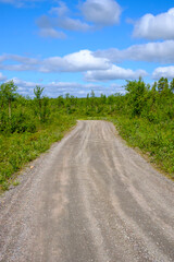 road in the countryside