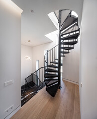 Wall Mural - black marble staircase in private house