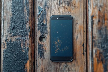 Aufkleber - Exploring microbial diversity on surfaces like door handles and smartphones in daily life. Generative AI