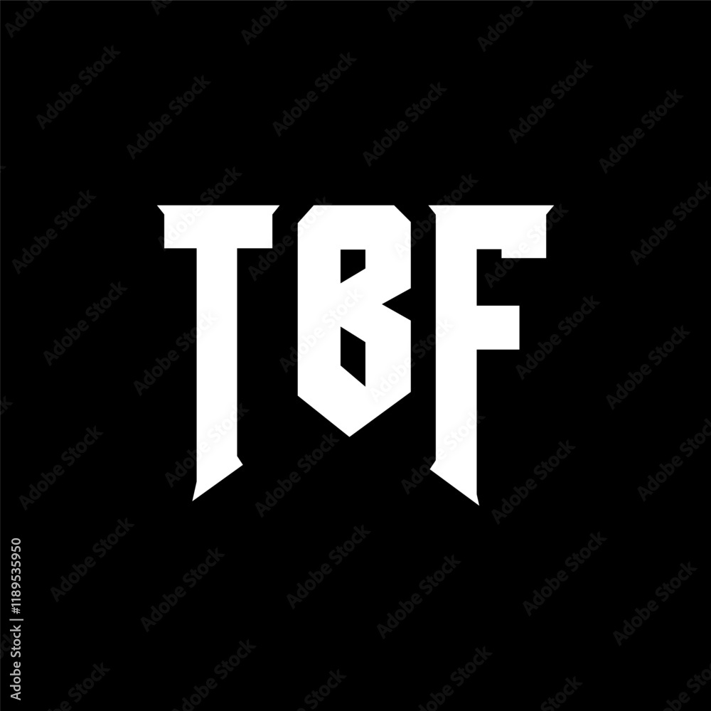 TBF letter logo design for technology company. TBF logo design black ...