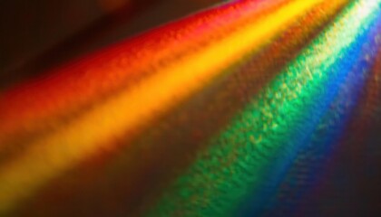 Poster - radiant spectrum of blurred colorful light beams with vibrant hues for abstract background, creative designs, and visual effects