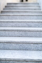 Poster - Abstract Perspective of Modern Concrete Steps in Urban Environment : Generative AI