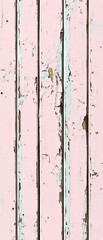 Poster - Weathered pink wood planks background.