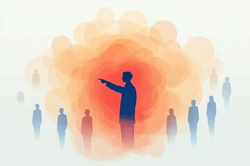Aufkleber - Recruitment Headhunting Management Employee Selection Team Leadership Human Resource Business Connection