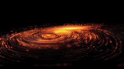 Poster - A glowing digital fingerprint representing secure business authentication.