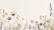 © PICK YOUR POV - A serene illustration of colorful wildflowers against a soft background, evoking calmness and beauty.