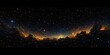 © btiger - Panoramic Starry Night Sky Illustration with Vibrant Colors and Swirling Clouds in the Universe