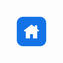home page button icon sign vector