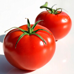 Sticker - tomato on a white background