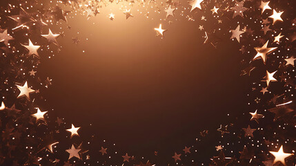 Poster - Sparkling starry background animation event celebration digital art festive atmosphere dynamic viewpoint