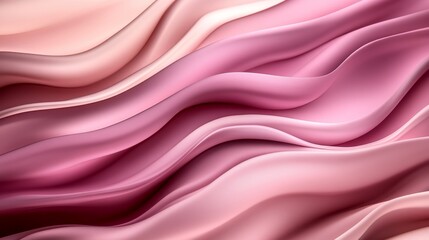 Wall Mural - Soft Flowing Waves in Shades of Pink and Rose Textures