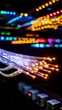 © Narongsag - Illuminated Fiber Optic Cables  Network Technology  Data Transfer  Internet Connection  Ab