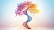 © NAIMAH - The DNA Tree of Life: A Vibrant Tapestry of Genetics and Nature
